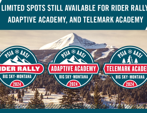 Limited Spots Still Available for Rider Rally, Adaptive Academy, and Telemark Academy