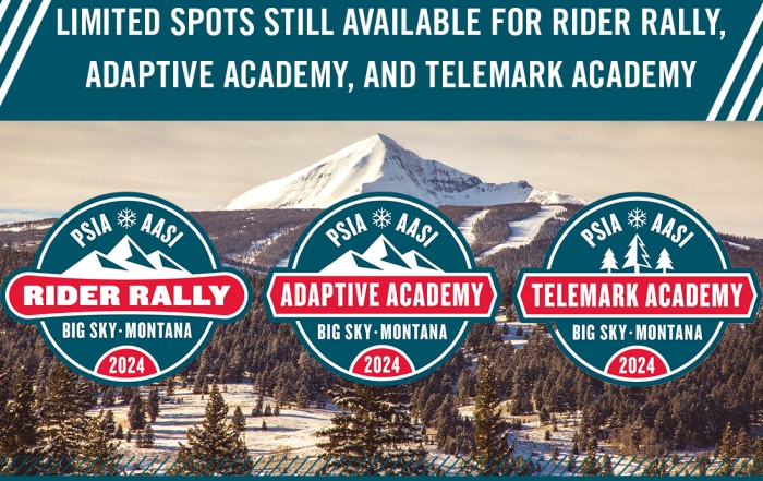 Rider Rally, Adaptive Academy, Telemark Academy