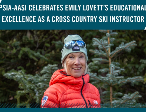PSIA-AASI Celebrates Emily Lovett’s Educational Excellence as a Cross Country Ski Instructor